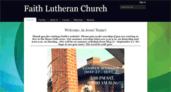 Desktop Screenshot of faithlutheransiouxfalls.org