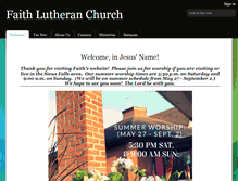 Tablet Screenshot of faithlutheransiouxfalls.org